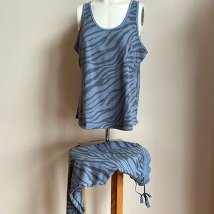Karen Neuburger live love lounge zebra striped set XXL
